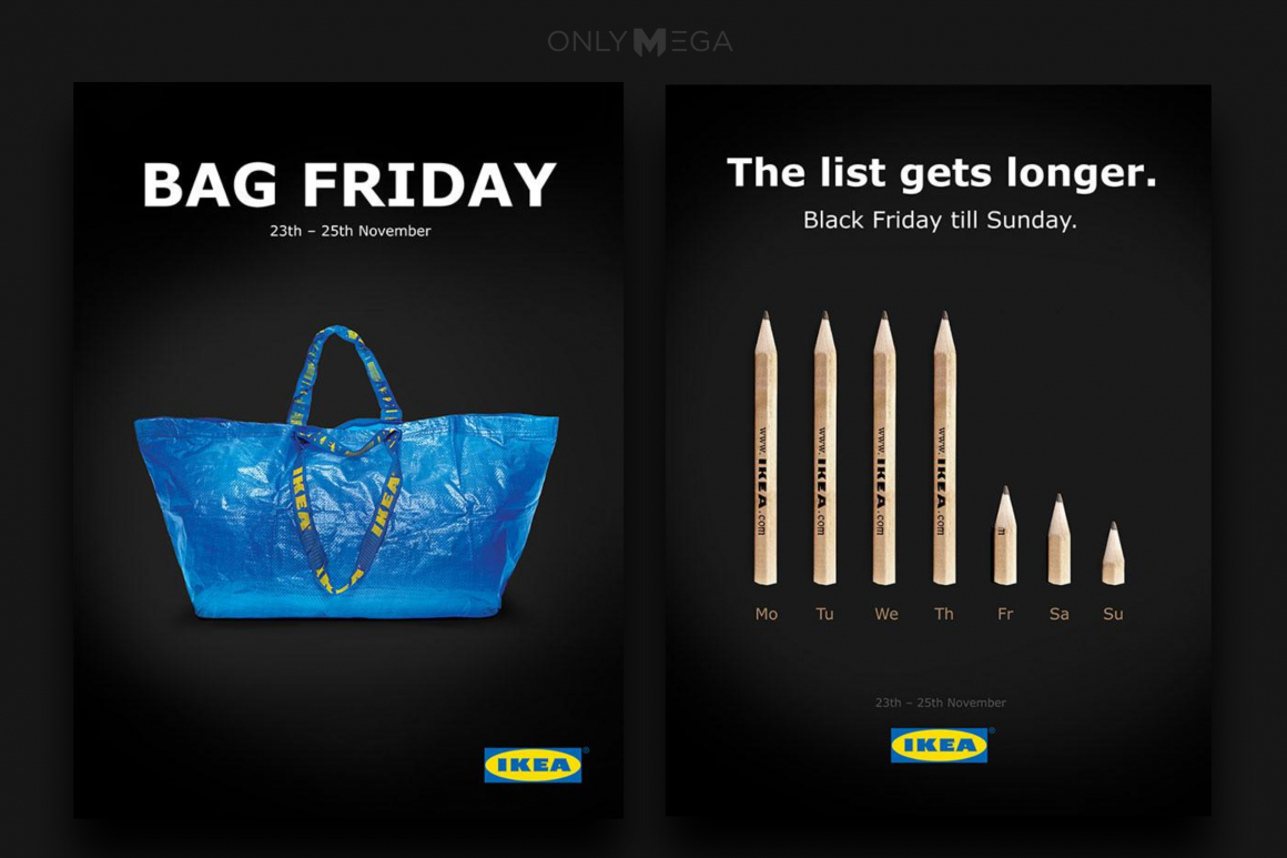Ikea Black Friday Ads example inspiration